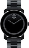 Movado Bold Black Dial Black Steel Strap Watch For Men - 3600047 Authentic Buy Shop Now