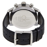 Calvin Klein City Chronograph Black Dial Black Leather Strap Watch for Men - K2G271CX Authentic Buy Shop Now