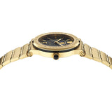Versace Greca Moonphase Quartz Black Dial Gold Steel Strap Watch for Men - VE7G00323 Authentic Buy Shop Now