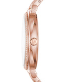 Michael Kors Cinthia Mother of Pearl Rose Gold Dial Rose Gold Steel Strap Watch for Women - MK3643 Authentic Buy Shop Now
