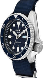 Seiko 5 Sports Automatic SKX Blue Dial Blue NATO Strap Watch For Men - SRPD51K2 Authentic Buy Shop Now