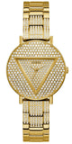 Guess Trend Diamonds Gold Dial Gold Steel Strap Watch for Women - GW0512L2 Authentic Buy Shop Now