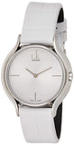 Calvin Klein Skirt White Dial White Leather Strap Watch for Women - K2U231K6 Authentic Buy Shop Now