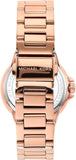 Michael Kors Camille Chronograph Grey Dial Rose Gold Steel Strap Watch For Women - MK6983 Authentic Buy Shop Now
