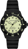 Emporio Armani Sea Explorer Automatic Yellow Dial Black Silicone Strap Watch For Men - AR60085 Authentic Buy Shop Now