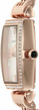 Emporio Armani Gianni T Bar Quartz Crystals White Dial Rose Gold Steel Strap Watch For Women - AR11406 Authentic Buy Shop Now
