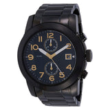 Marc Jacobs Larry Chronograph Black Dial Black Steel Strap Watch for Men - MBM8606 Authentic Buy Shop Now