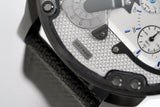 Diesel Mr Daddy 2.0 Chronograph Grey Dial Black Nylon Strap Watch For Men - DZ7420 Authentic Buy Shop Now