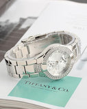 Guess Mini Prism Diamonds Silver Dial Silver Steel Strap Watch for Women - W12638L1 Authentic Buy Shop Now