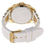 Guess Intrepid White Dial Two Tone Silicone Strap Watch For Women - W0325L2 Authentic Buy Shop Now