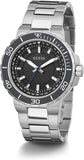 Guess Track Black Dial Silver Steel Strap Watch for Men - GW0426G1 Authentic Buy Shop Now