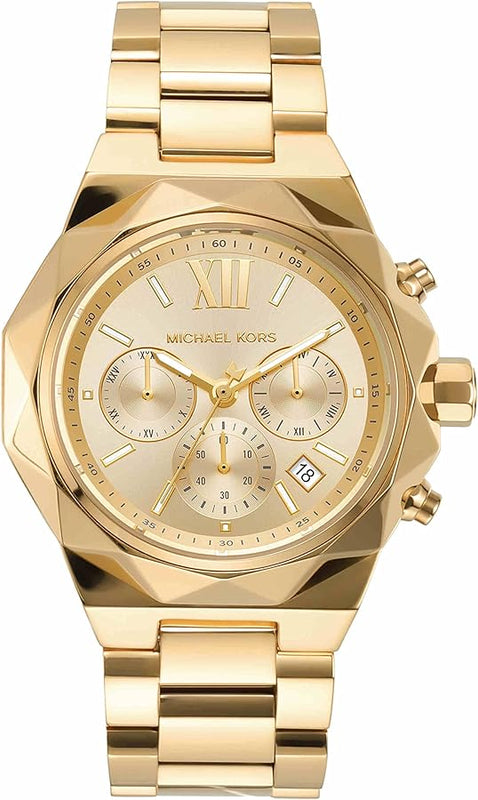 Michael Kors Raquel Analog Gold Dial Gold Steel Strap Watch For Women - MK4690 Authentic Buy Shop Now