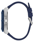 Guess Genesis Multi Function Analog Blue Dial Blue Rubber Strap Watch For Men - W1254G1 Authentic Buy Shop Now