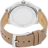 Michael Kors Layton Mother of Pearl White Dial Brown Leather Strap Watch For Women - MK2910 Authentic Buy Shop Now