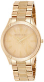 Michael Kors Slim Runway Gold Dial Two Tone Gold Strap Watch for Women - MK4285 Authentic Buy Shop Now