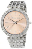 Michael Kors Darci Orange Dial Silver Stainless Steel Strap Watch for Women - MK3218 Authentic Buy Shop Now