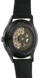 Emporio Armani Meccanico White Dial Black Leather Strap Watch For Men - AR1923 Authentic Buy Shop Now