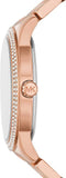 Michael Kors Tibby Quartz Rose Gold Dial Rose Gold Steel Strap Watch For Women - MK6880 Authentic Buy Shop Now