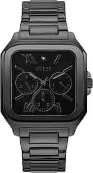 Guess Integrity Analog Black Dial Black Steel Strap Watch for Men - GW0631G2 Authentic Buy Shop Now
