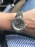 Michael Kors Darci Silver Dial Two Tone Steel Strap Watch for Women - MK3405 Authentic Buy Shop Now