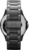 Armani Exchange Hampton Chronograph Black Dial Black Steel Strap Watch For Men - AX2121 Authentic Buy Shop Now