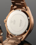 Guess BFF Multifunction Rose Gold Dial Rose Gold Steel Strap Watch for Women - W0231L4 Authentic Buy Shop Now