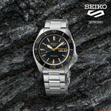 Seiko 5 Sport Automatic SKX Series Black Dial Silver Steel Strap Watch for Men - SRPK99K1 Authentic Buy Shop Now