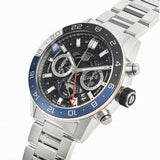 Tag Heuer Carrera Chronograph Blue Dial Silver Steel Strap Watch for Men - CBG2A1Z.BA0658 Authentic Buy Shop Now