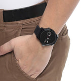 Tommy Hilfiger Denim Black Dial Black Rubber Strap Watch for Men - 1791326 Authentic Buy Shop Now