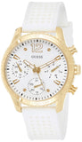 Guess Marina Multifunction White Dial White Rubber Strap Watch for Women - W1025L5 Authentic Buy Shop Now