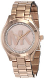 Michael Kors Slim Runway Rose Gold Dial Rose Gold Steel Strap Watch for Women - MK3549 Authentic Buy Shop Now