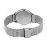 Calvin Klein Minimal White Dial Silver Mesh Bracelet Watch for Women - K3M5215X Authentic Buy Shop Now