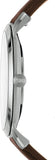 Fossil Minimalist Off White Dial Brown Leather Strap Watch for Men - FS5306 Authentic Buy Shop Now