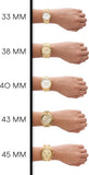 Michael Kors Emery Three Hand Silver Dial Gold Steel Strap Watch For Women - Mk7300 Authentic Buy Shop Now