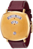 Gucci Grip Yellow Gold Dial Maroon Leather Strap Unisex Watch - YA157411 Authentic Buy Shop Now