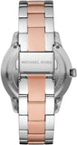 Michael Kors Runway Quartz Black Dial Two Tone Steel Strap Watch For Women - MK6960 Authentic Buy Shop Now