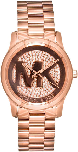 Michael Kors Runway Rose Gold Dial Rose Gold Steel Strap Watch for Women - MK5661 Authentic Buy Shop Now
