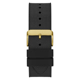 Guess Navigator Chronograph Black Dial Black Rubber Strap Watch for Men - GW0264G3 Authentic Buy Shop Now