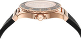 Michael Kors Everest Analog Rose Gold Dial Black Silicone Strap Watch For Women - MK7358 Authentic Buy Shop Now
