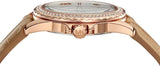 Michael Kors Mini Everest Crystals White Dial Brown Leather Strap Watch for Women - MK4719 Authentic Buy Shop Now
