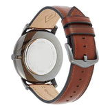 Fossil Garrett Chronograph Grey Dial Brown Leather Strap Watch for Men - FS5770 Authentic Buy Shop Now