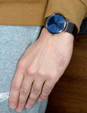 Hugo Boss Horizon Blue Dial Black Mesh Bracelet Watch for Men - 1513734 Authentic Buy Shop Now