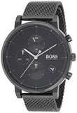 Hugo Boss Integrity Black Dial Black Mesh Bracelet Watch for Men - 1513813 Authentic Buy Shop Now