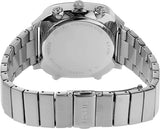 Fossil Retro Analog-Digital Black Dial Silver Steel Strap Watch for Men - FS5890 Authentic Buy Shop Now