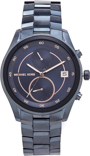 Michael Kors Briar Blue Dial Blue Steel Strap Watch For Women - MK6468 Authentic Buy Shop Now