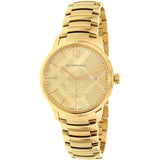 Burberry The Classic Gold Dial Gold Steel Strap Watch for Men - BU10006 Authentic Buy Shop Now