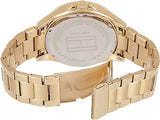 Tommy Hilfiger Sport White Dial Gold Steel Strap Watch for Men - 1791365 Authentic Buy Shop Now