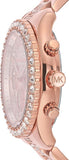 Michael Kors Layton Chronograph Rose Gold Dial Rose Gold Steel Strap Watch For Women - MK7285 Authentic Buy Shop Now
