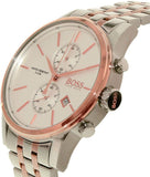 Hugo Boss Jet Silver Dial Two Tone Steel Strap Watch for Men - 1513385 Authentic Buy Shop Now