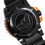 Emporio Armani Sportivo Quartz Black Dial Black Silicone Strap Watch For Men - AR5969 Authentic Buy Shop Now